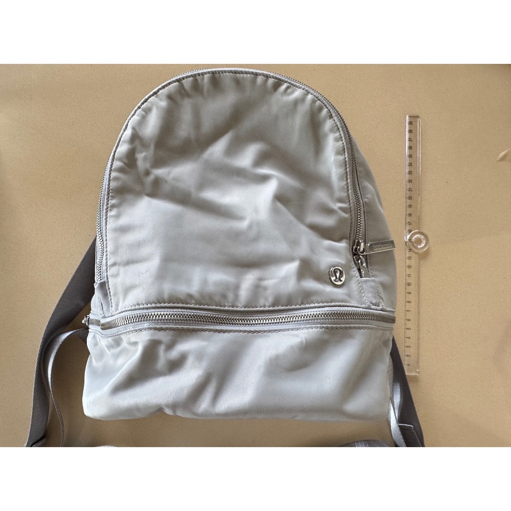 Lululemon City Adventurer Backpack Micro Light Grey Silver Mini Bag